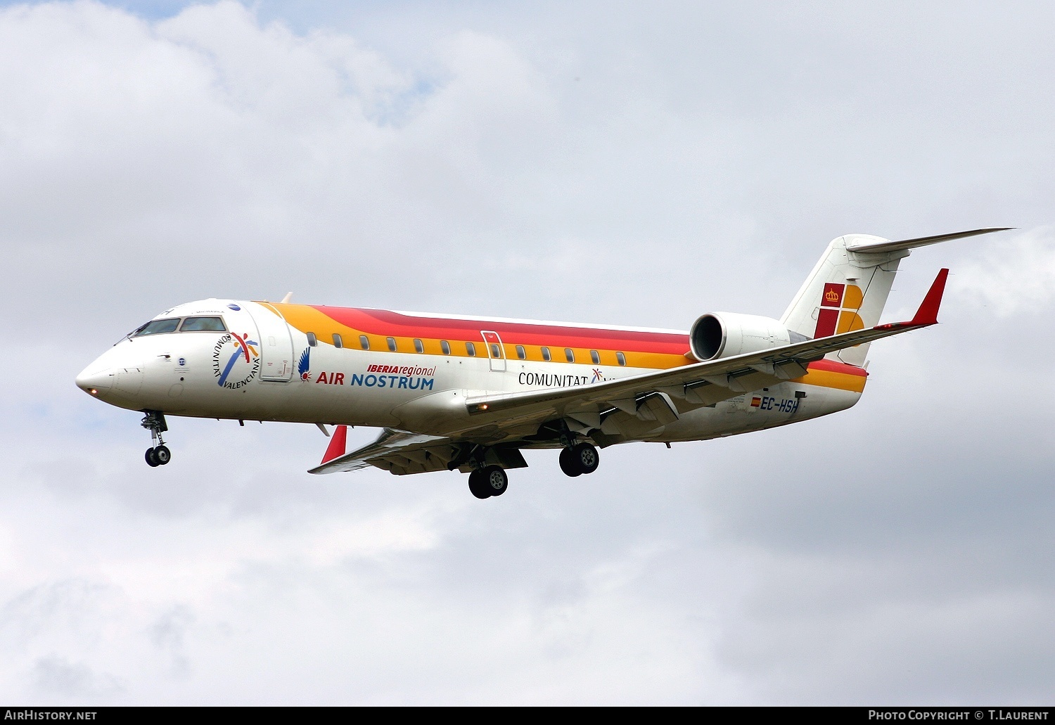 Aircraft Photo of EC-HSH | Bombardier CRJ-200ER (CL-600-2B19) | Iberia Regional | AirHistory.net #225341