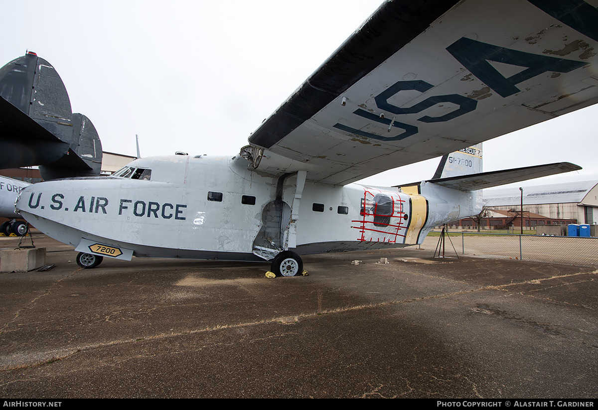 Aircraft Photo of 51-7200 | Grumman HU-16B Albatross | USA - Air Force | AirHistory.net #225355