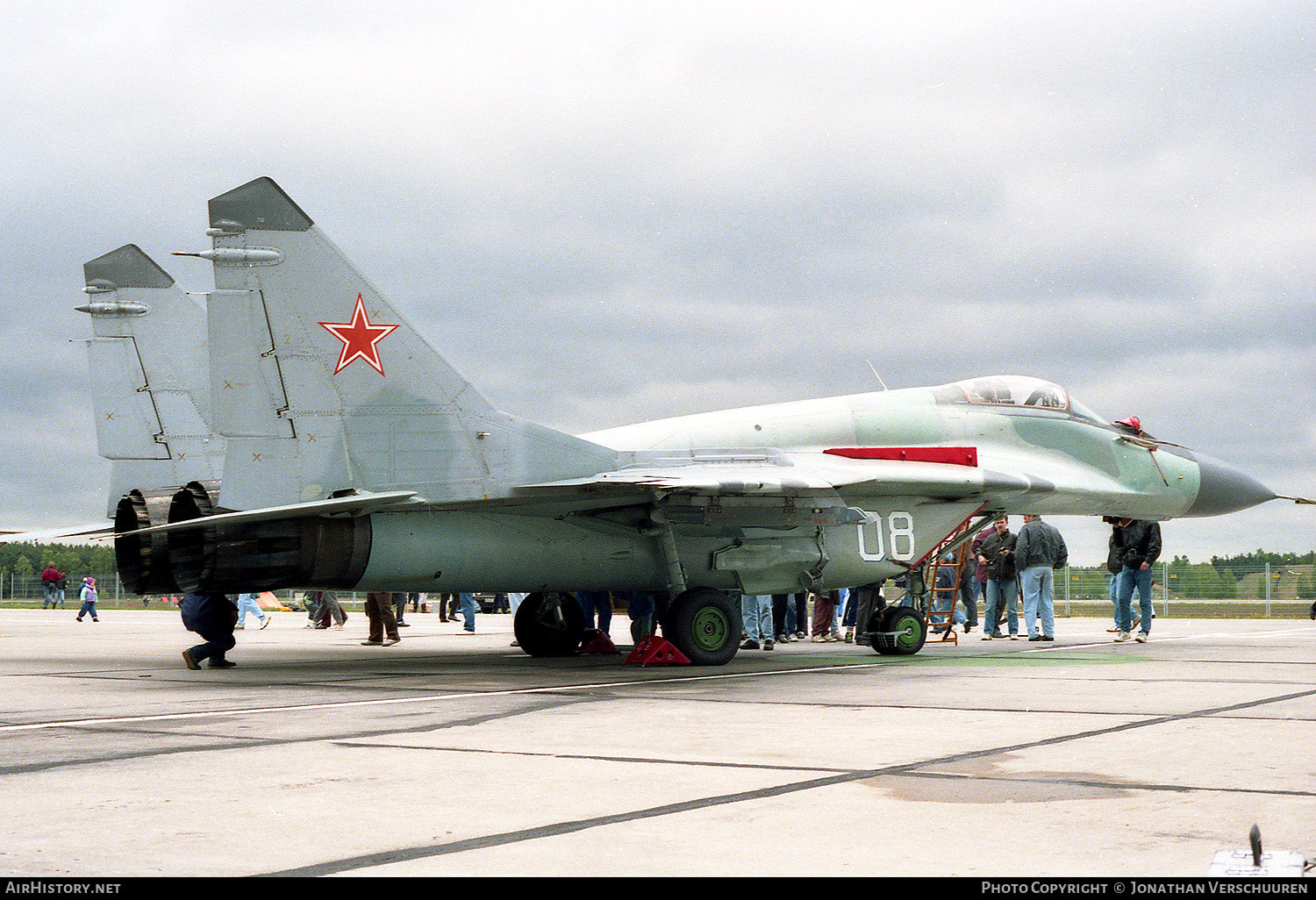 Aircraft Photo of 08 | Mikoyan-Gurevich MiG-29 | Russia - Air Force | AirHistory.net #225357