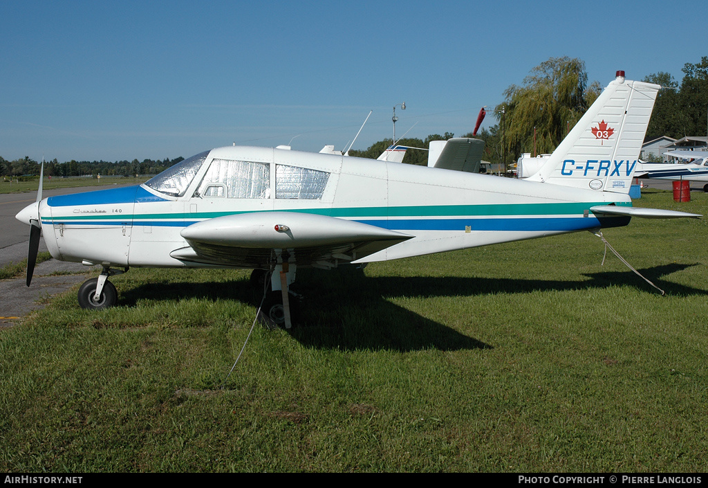 Aircraft Photo of C-FRXV | Piper PA-28-140 Cherokee | AirHistory.net #225364