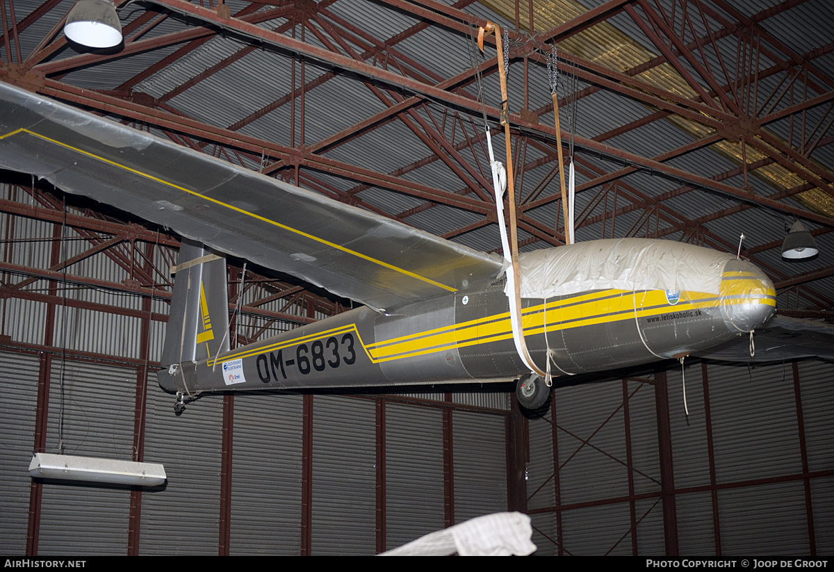 Aircraft Photo of OM-6833 | Let L-13 Blanik | Aeroklub Holíč | AirHistory.net #225408