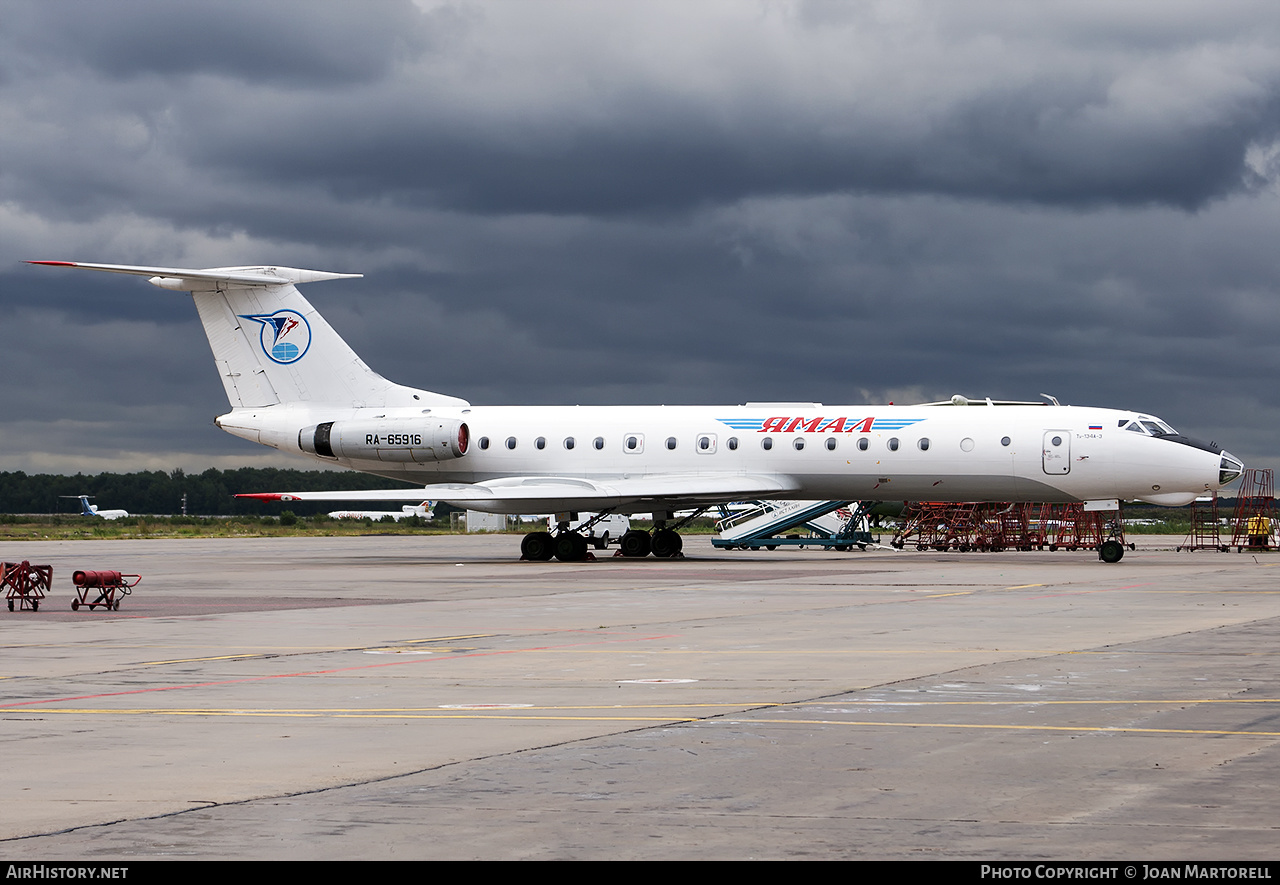 Aircraft Photo of RA-65916 | Tupolev Tu-134A-3 | Yamal Airlines | AirHistory.net #225453