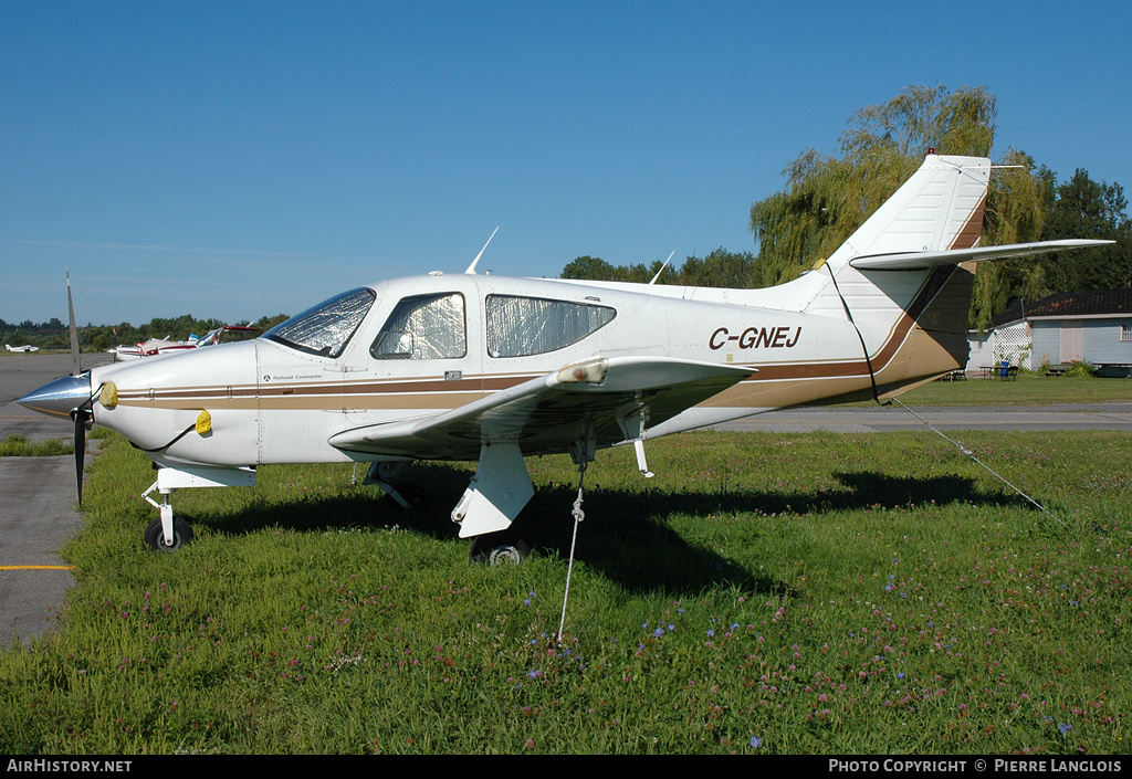 Aircraft Photo of C-GNEJ | Rockwell Commander 112A | AirHistory.net #225460