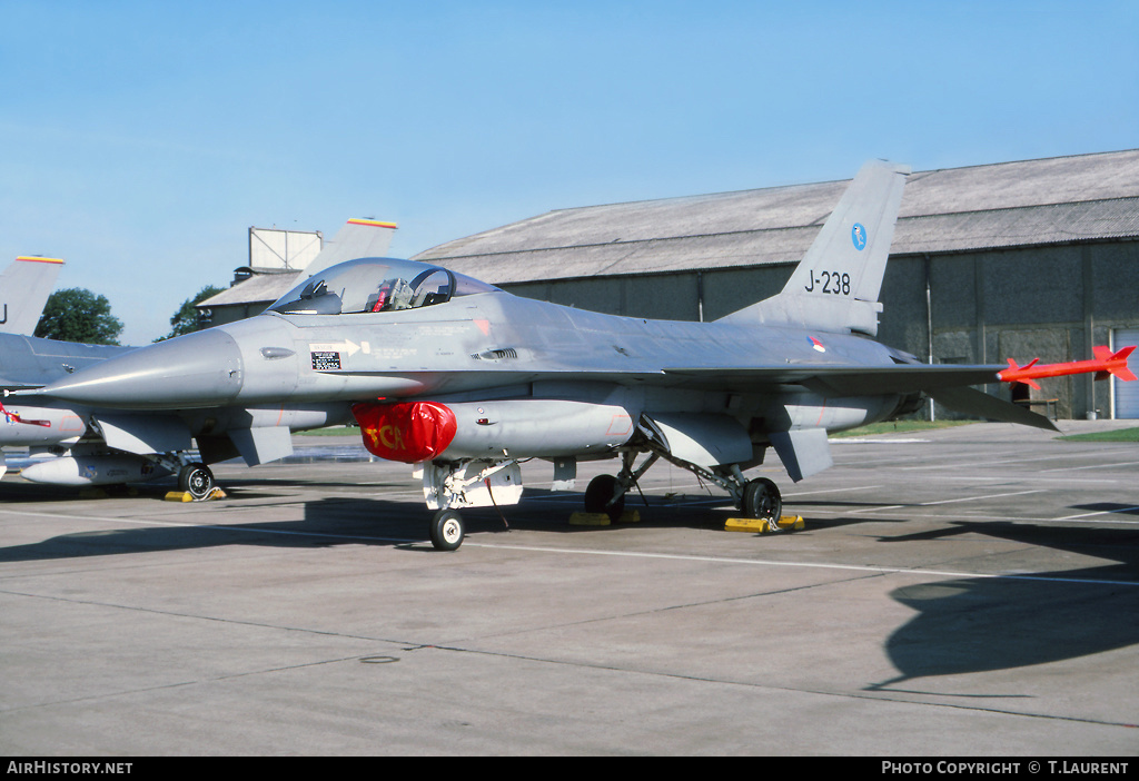 Aircraft Photo of J-238 | General Dynamics F-16A Fighting Falcon | Netherlands - Air Force | AirHistory.net #225479