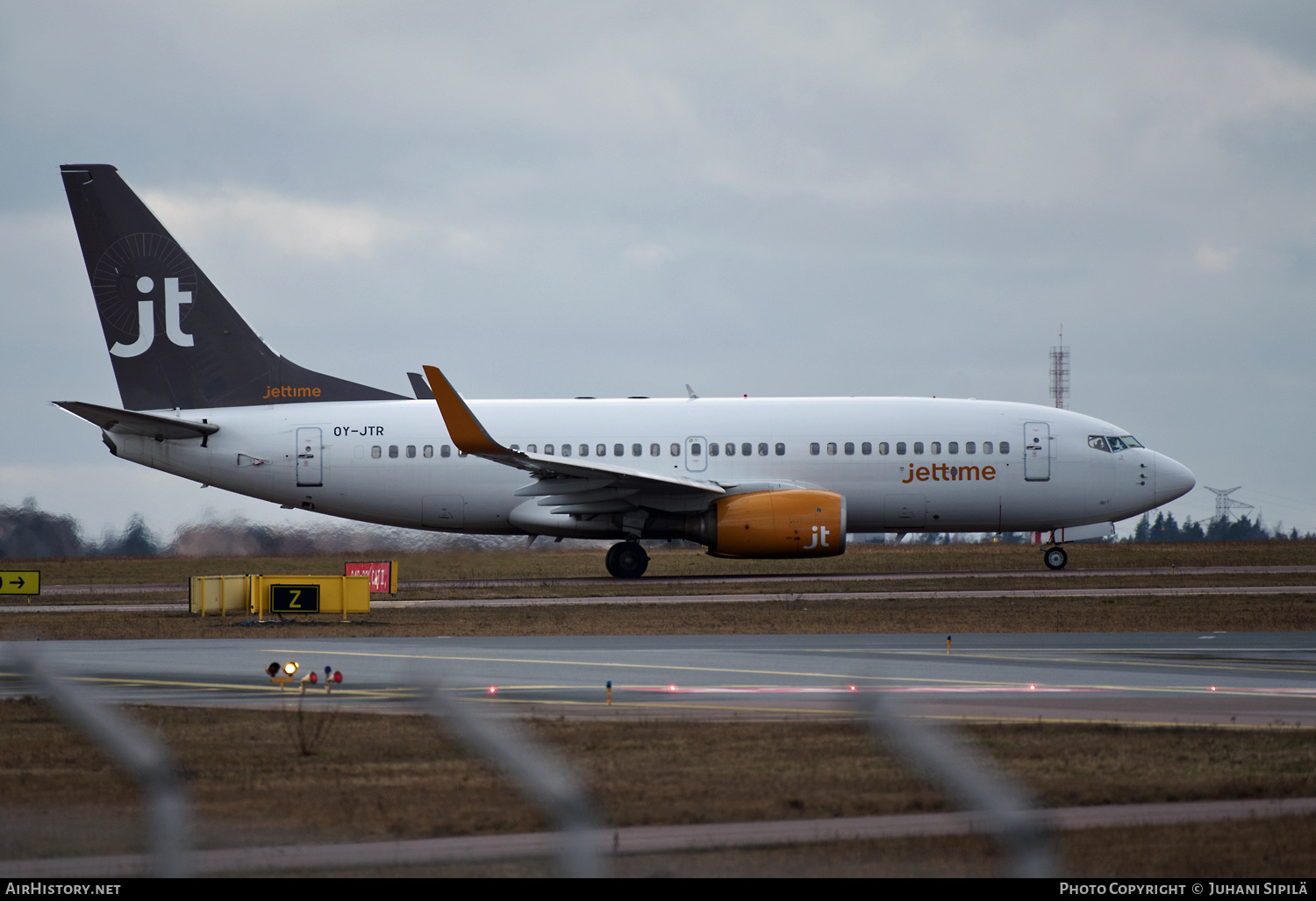 Aircraft Photo of OY-JTR | Boeing 737-73A | Jettime | AirHistory.net #225485