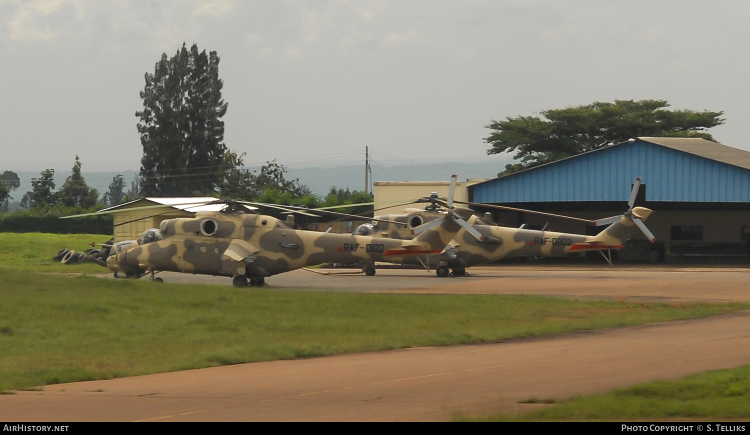 Aircraft Photo of RAF-0102 | Mil Mi-24V | Rwanda - Air Force | AirHistory.net #225494