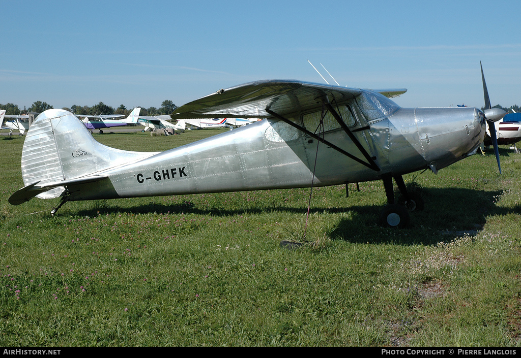 Aircraft Photo of C-GHFK | Cessna 170 | AirHistory.net #225531