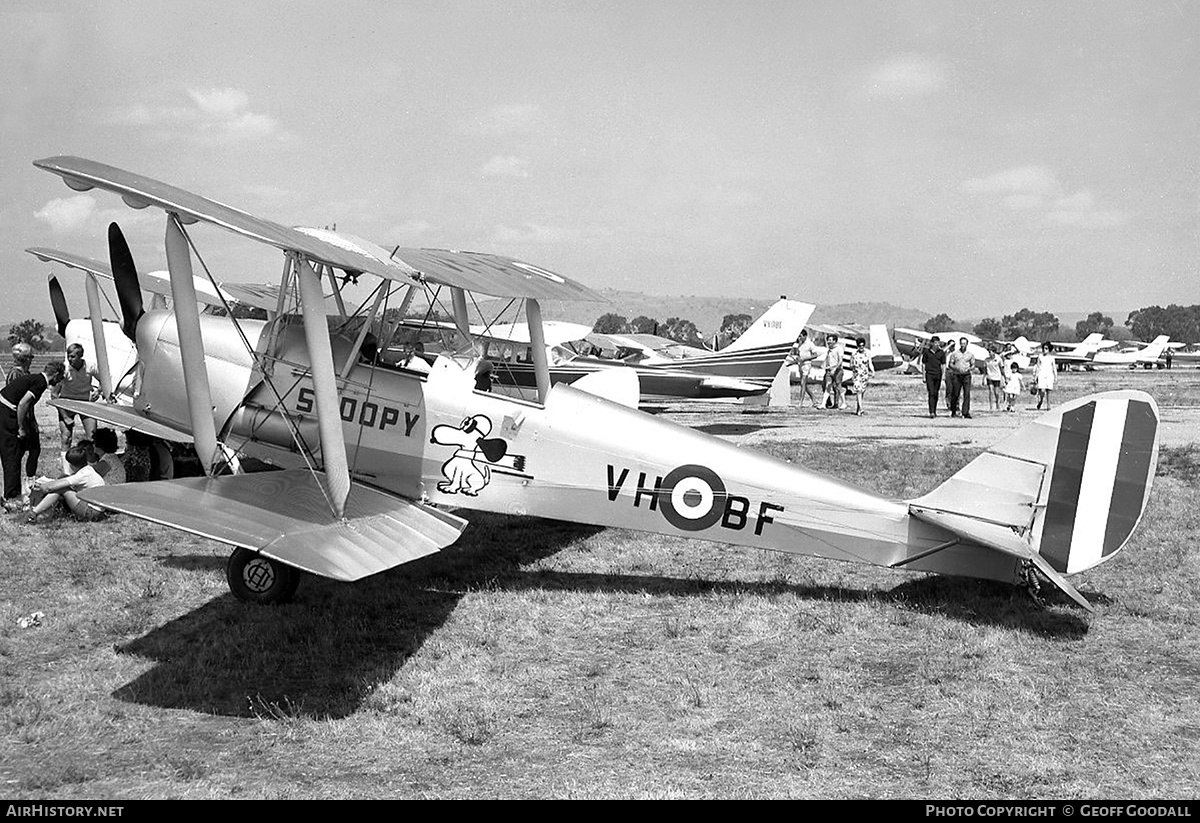 Aircraft Photo of VH-ABF | De Havilland D.H. 82A Tiger Moth | Australia - Air Force | AirHistory.net #225543