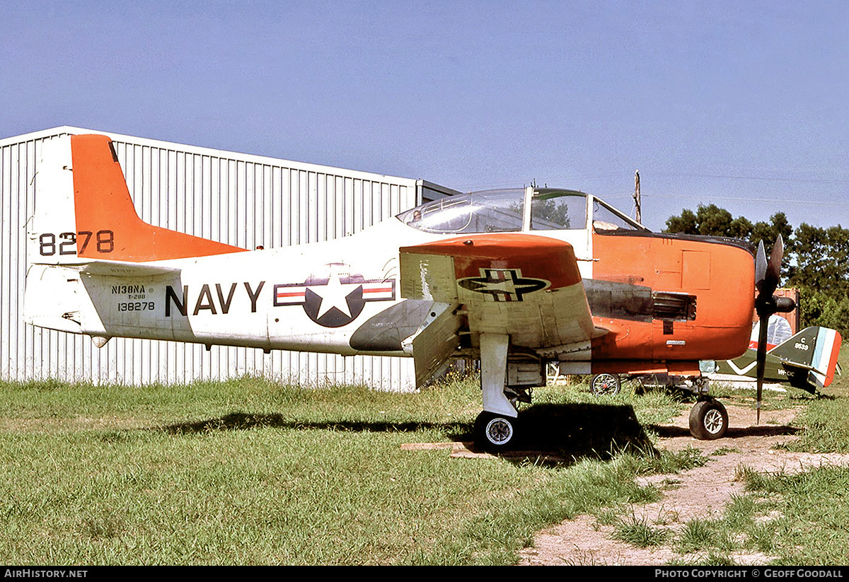 Aircraft Photo of N138NA / 138278 | North American T-28B Trojan | USA - Navy | AirHistory.net #225561