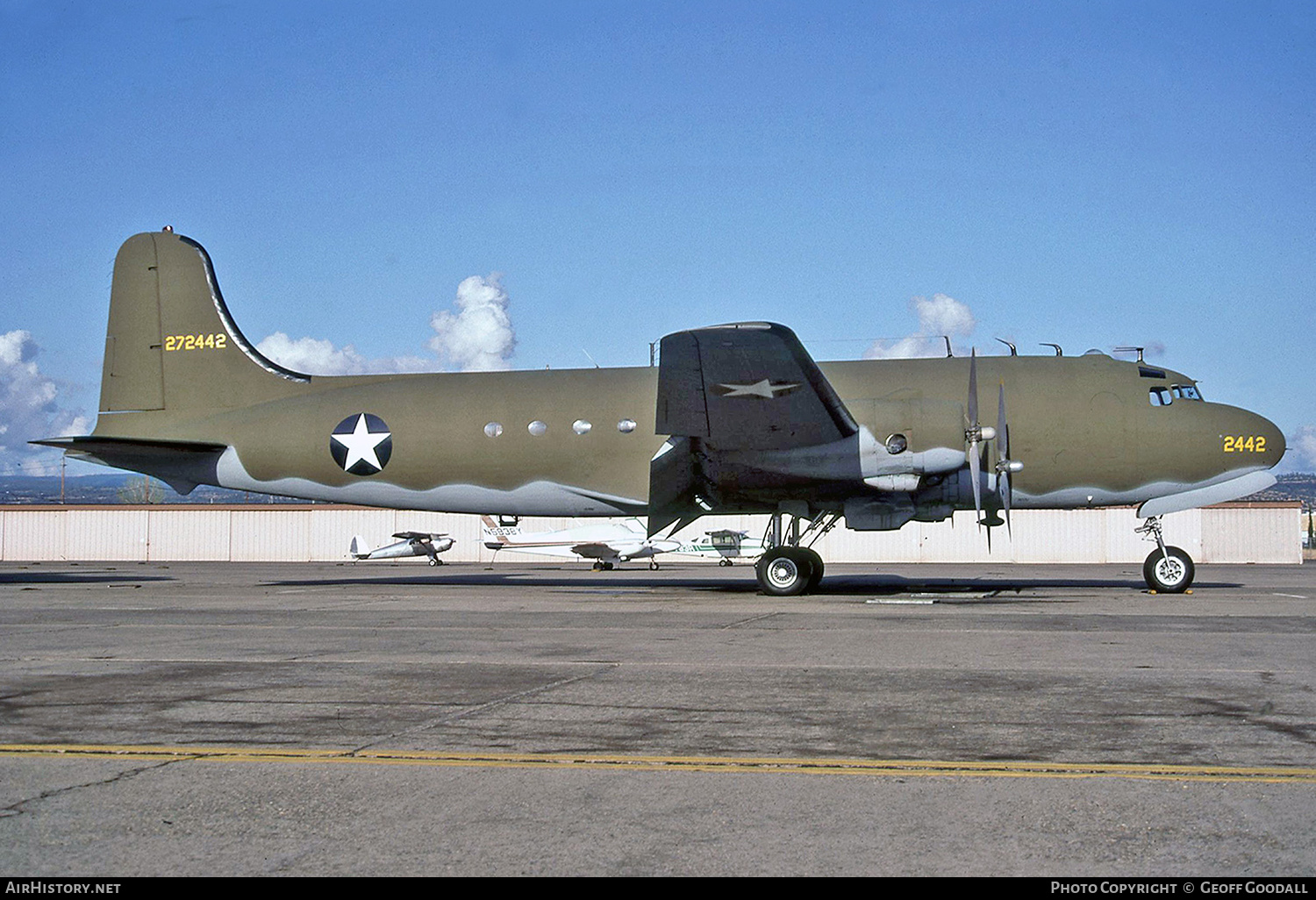 Aircraft Photo of N76AU / 272442 | Douglas C-54Q Skymaster | Aero Union | USA - Air Force | AirHistory.net #225563