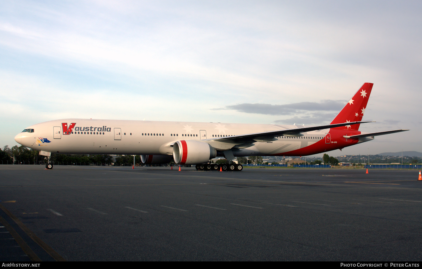 Aircraft Photo of VH-VPD | Boeing 777-3ZG/ER | V Australia | AirHistory.net #225585