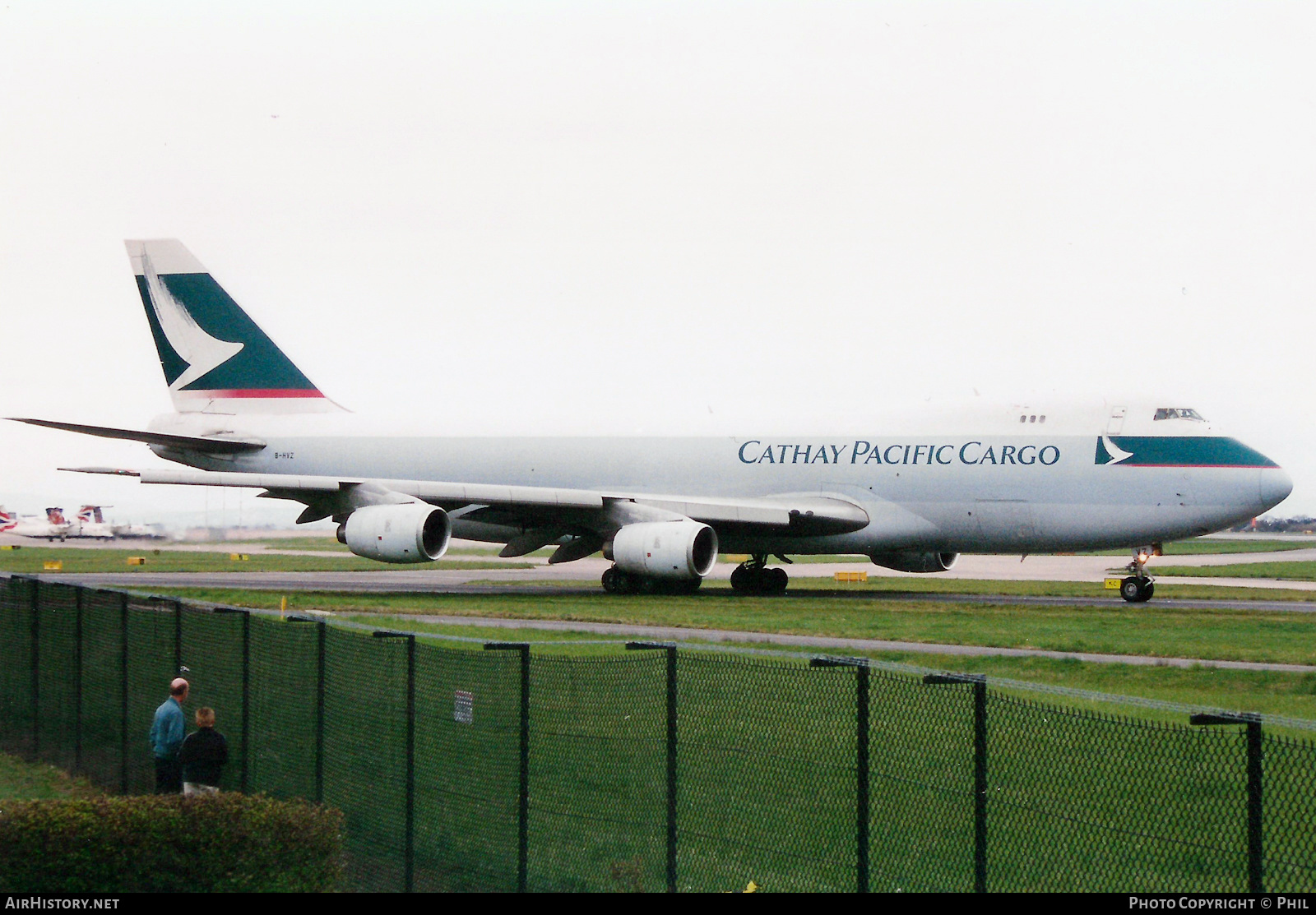 Aircraft Photo of B-HVZ | Boeing 747-267F/SCD | Cathay Pacific Airways Cargo | AirHistory.net #225587