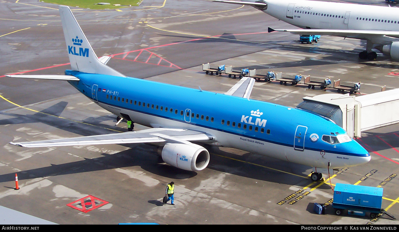 Aircraft Photo of PH-BTI | Boeing 737-306 | KLM - Royal Dutch Airlines | AirHistory.net #225602