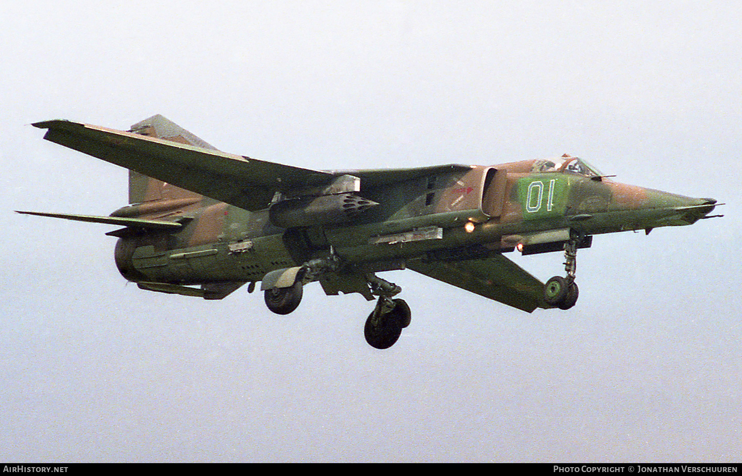 Aircraft Photo of 01 blue | Mikoyan-Gurevich MiG-27K | Soviet Union - Air Force | AirHistory.net #225606