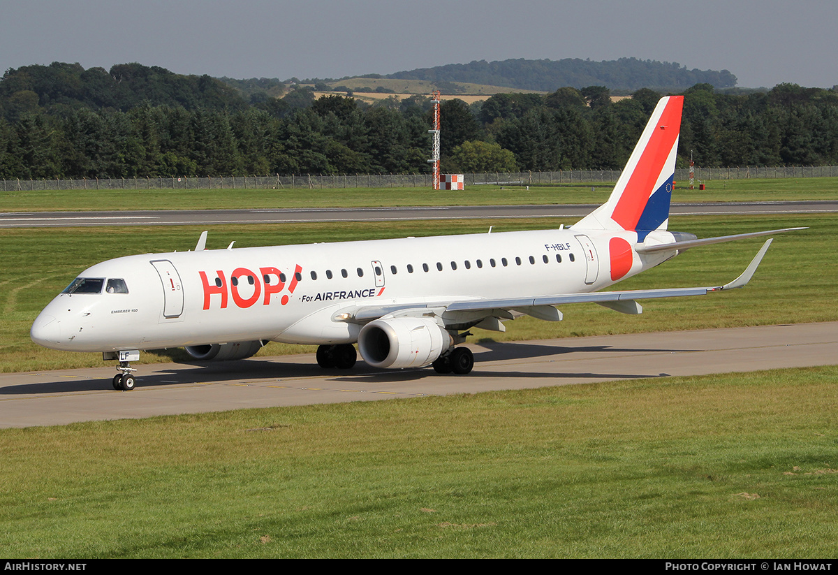 Aircraft Photo of F-HBLF | Embraer 190LR (ERJ-190-100LR) | Hop! | AirHistory.net #225617