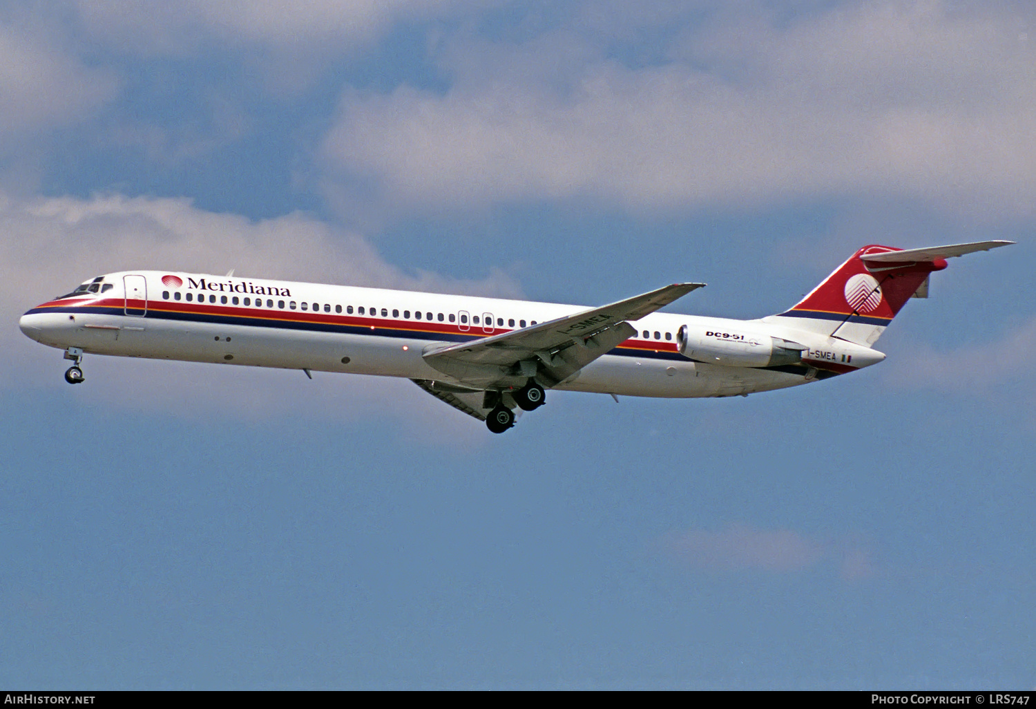 Aircraft Photo of I-SMEA | McDonnell Douglas DC-9-51 | Meridiana | AirHistory.net #225659