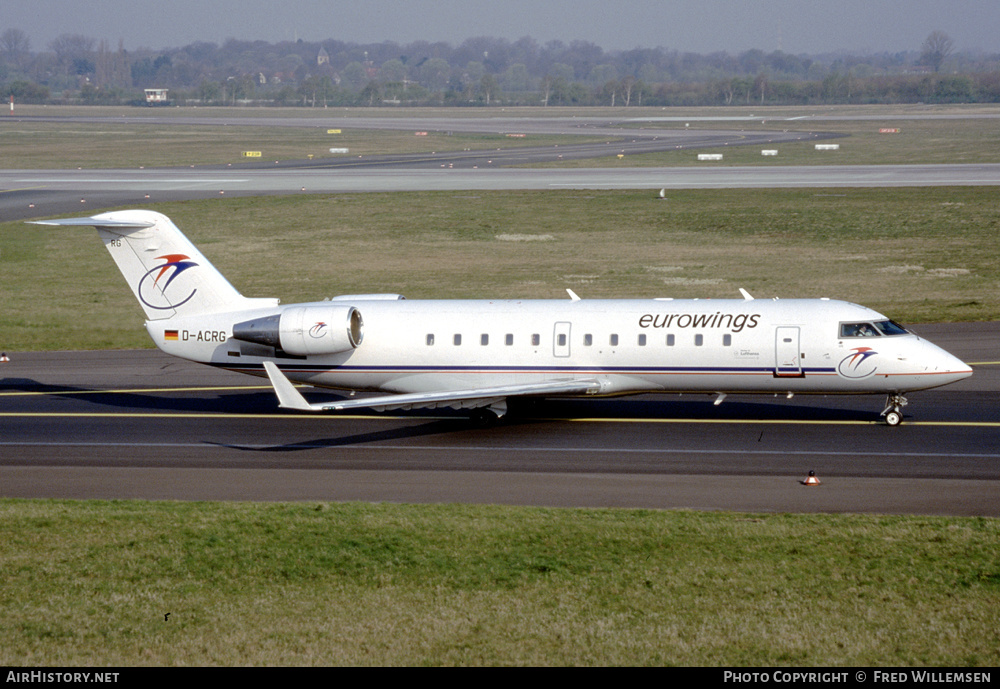 Aircraft Photo of D-ACRG | Bombardier CRJ-200LR (CL-600-2B19) | Eurowings | AirHistory.net #225663