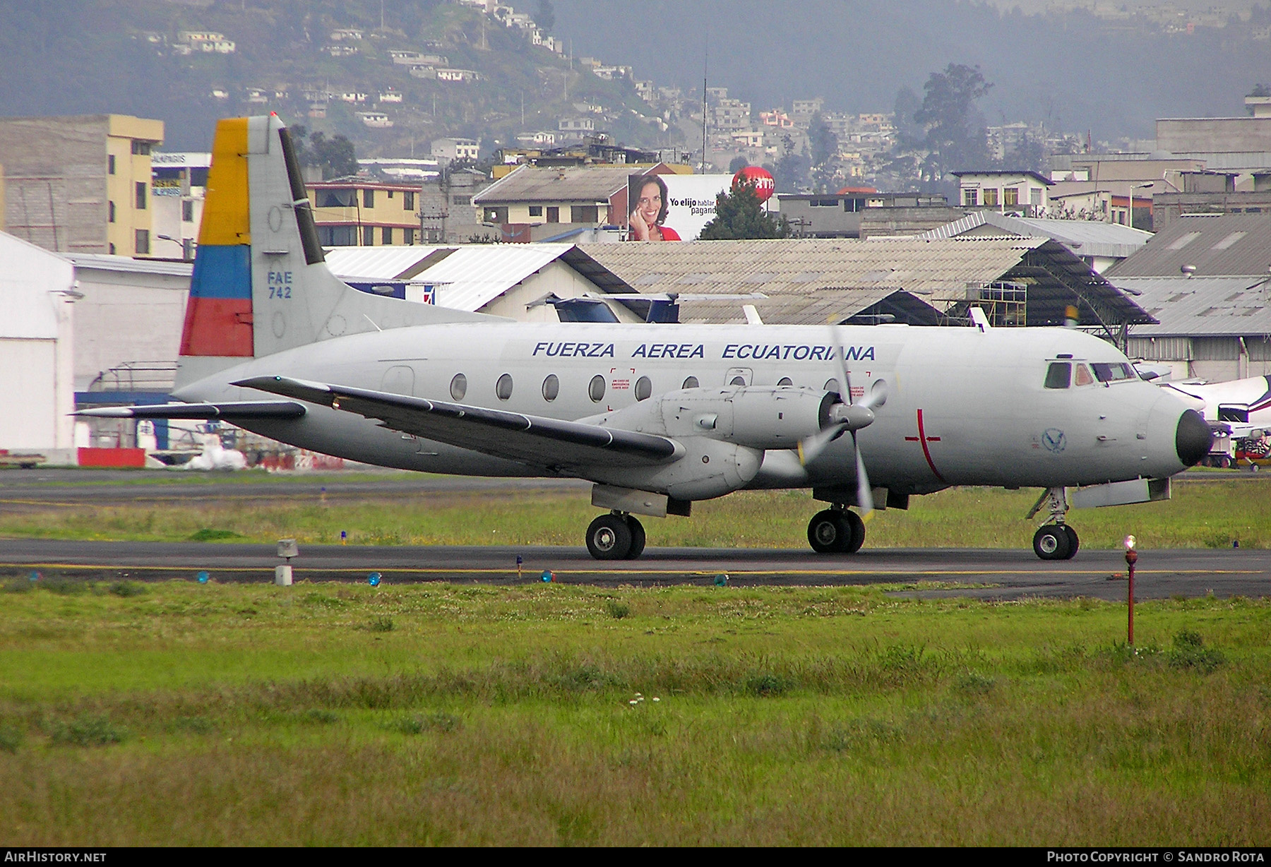 Aircraft Photo of FAE-742 | Hawker Siddeley C-91 (Srs2A/281LFD) | Ecuador - Air Force | AirHistory.net #225666