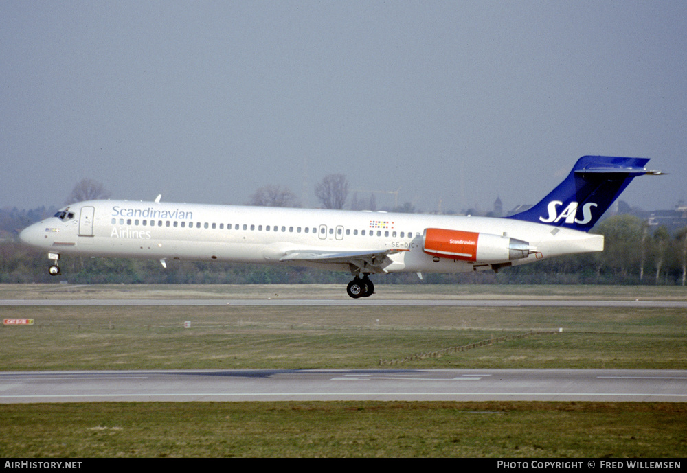 Aircraft Photo of SE-DIC | McDonnell Douglas MD-87 (DC-9-87) | Scandinavian Airlines - SAS | AirHistory.net #225667
