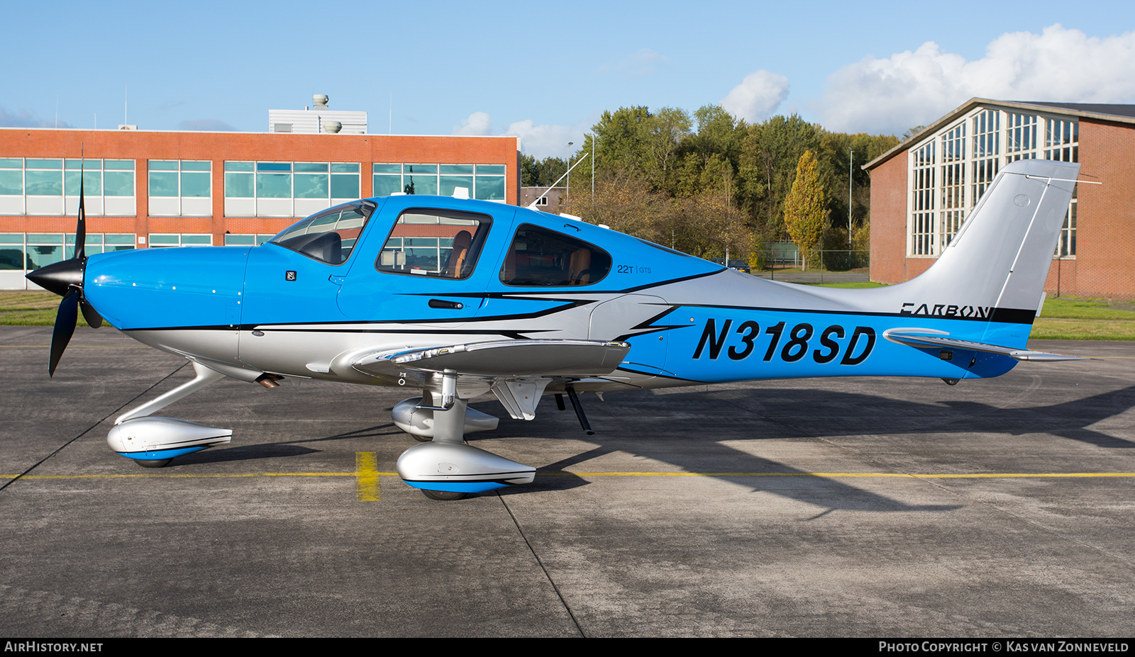Aircraft Photo of N318SD | Cirrus SR-22T G6-GTS Carbon | AirHistory.net #225684