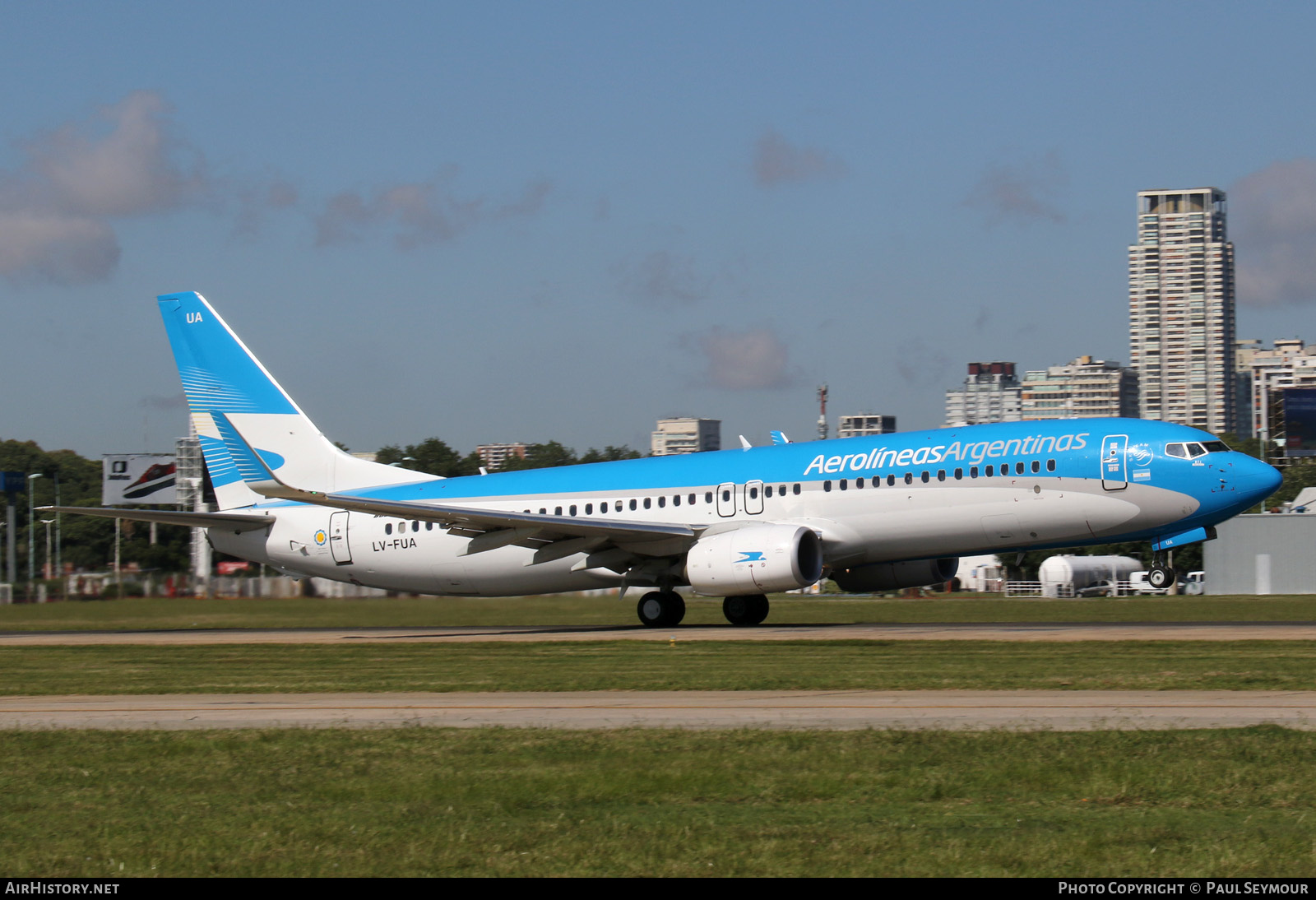 Aircraft Photo of LV-FUA | Boeing 737-8HX | Aerolíneas Argentinas | AirHistory.net #225693