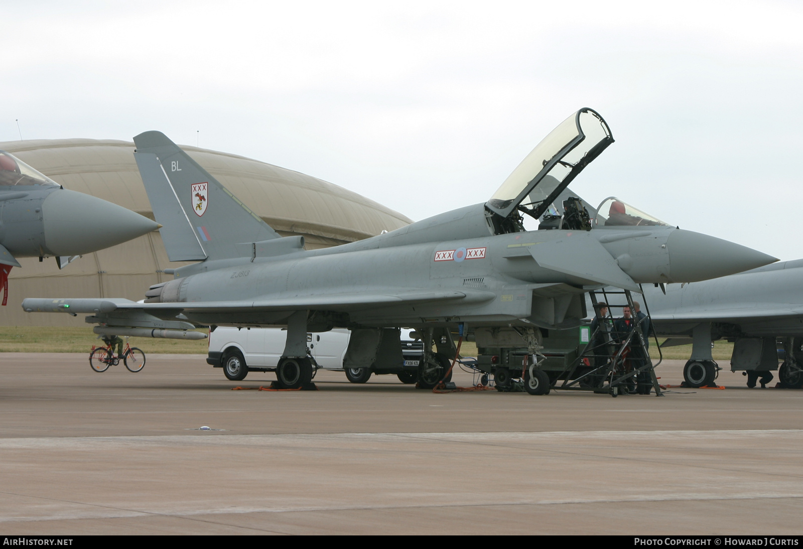 Aircraft Photo of ZJ813 | Eurofighter EF-2000 Typhoon T1 | UK - Air Force | AirHistory.net #225722