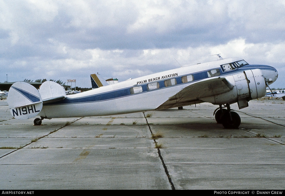 Aircraft Photo of N19HL | Lockheed 10-A Electra | Palm Beech Aviation | AirHistory.net #225735