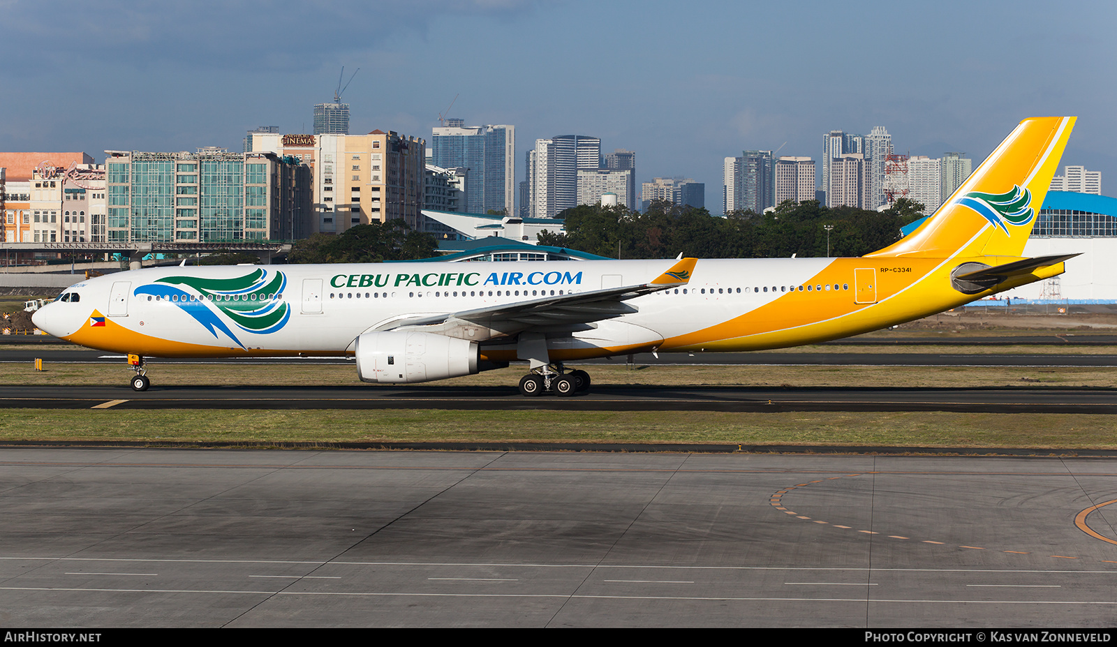 Aircraft Photo of RP-C3341 | Airbus A330-343 | Cebu Pacific Air | AirHistory.net #225739