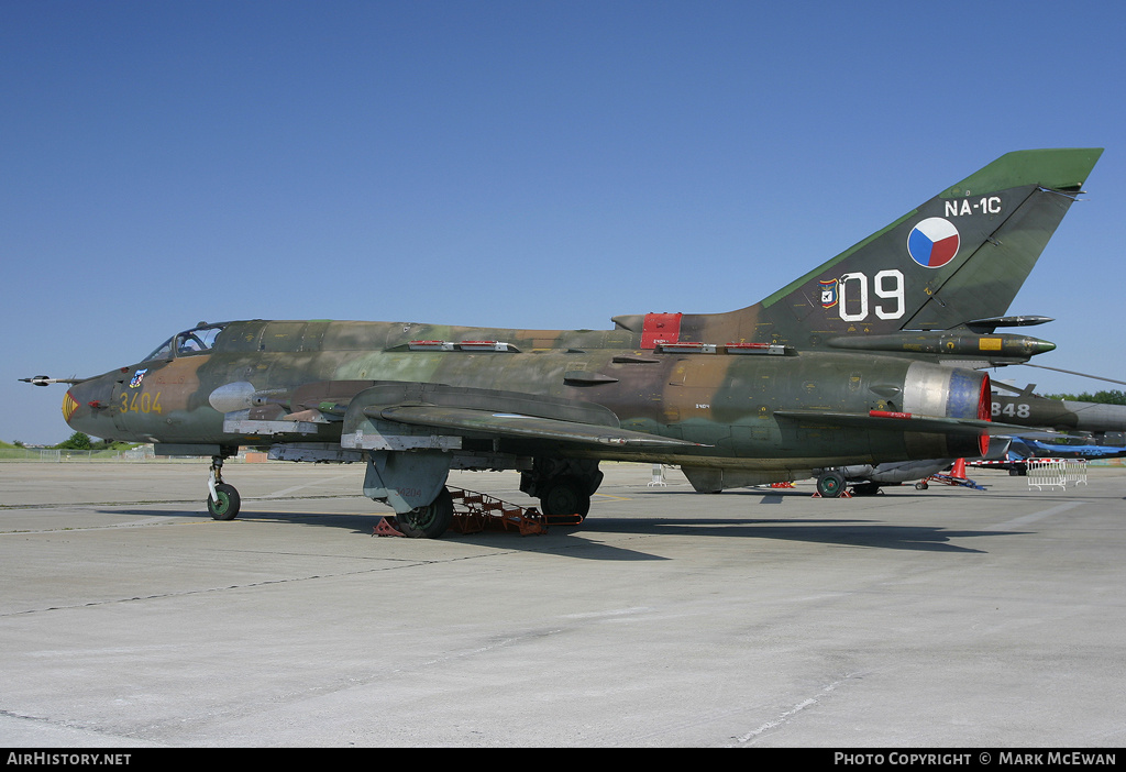 Aircraft Photo of 3404 | Sukhoi Su-22M4 | Czechia - Air Force | AirHistory.net #225752