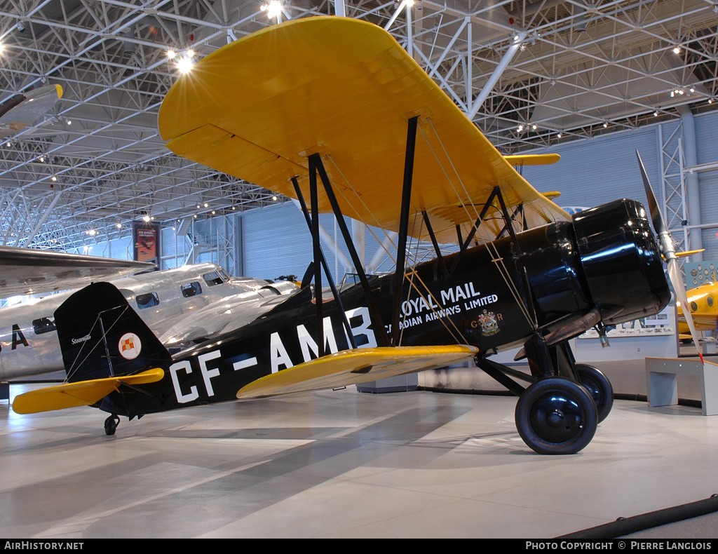 Aircraft Photo of CF-AMB | Stearman 4-E Junior Speedmail | Canadian Airways | AirHistory.net #225770