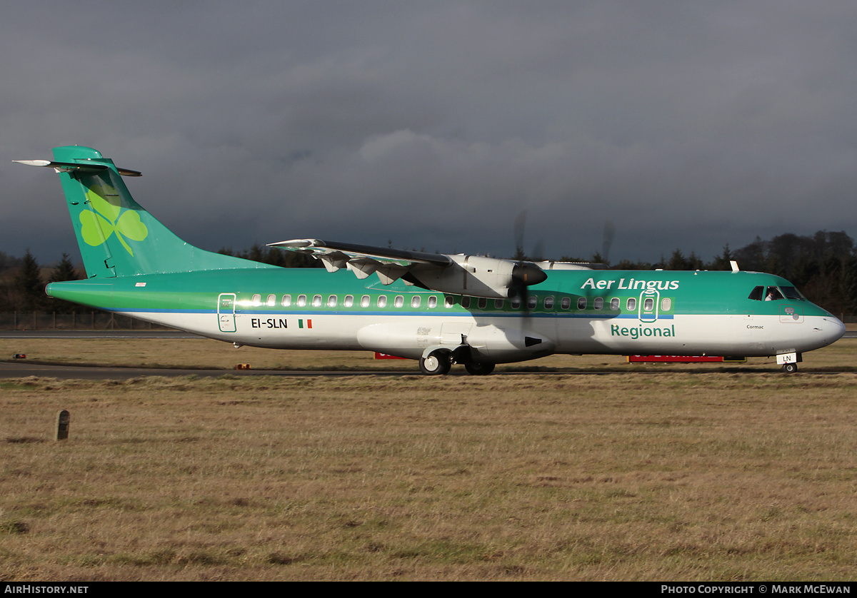 Aircraft Photo of EI-SLN | ATR ATR-72-212 | Aer Lingus Regional | AirHistory.net #225771