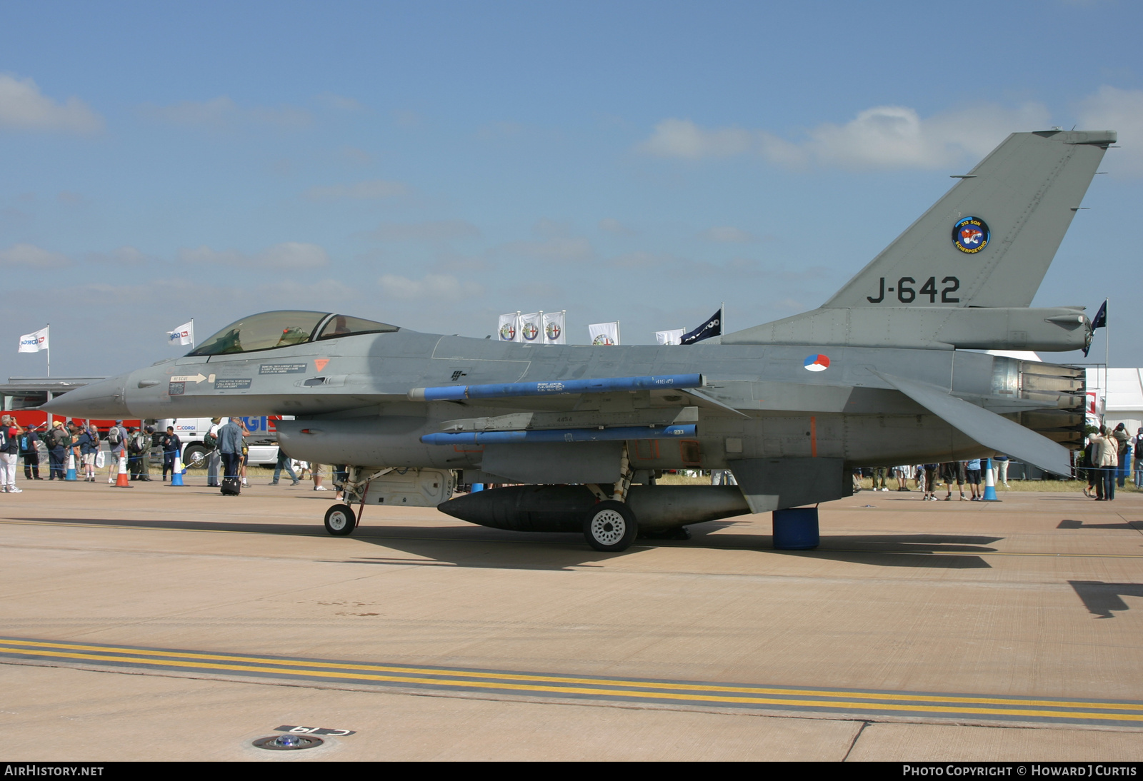 Aircraft Photo of J-642 | General Dynamics F-16AM Fighting Falcon | Netherlands - Air Force | AirHistory.net #225793