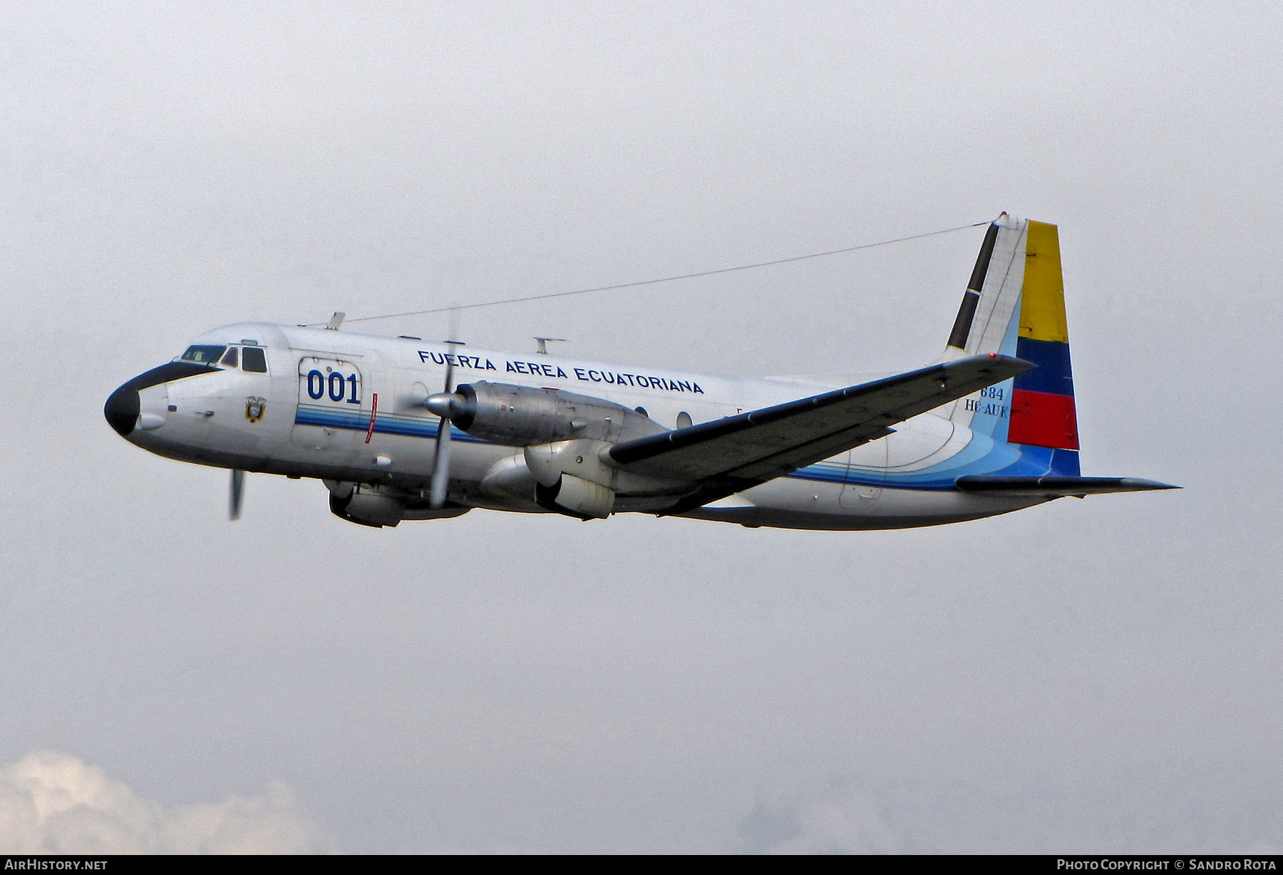 Aircraft Photo of FAE-684 / HC-AUK | Hawker Siddeley HS-748 Srs2A/267 | Ecuador - Air Force | AirHistory.net #225826