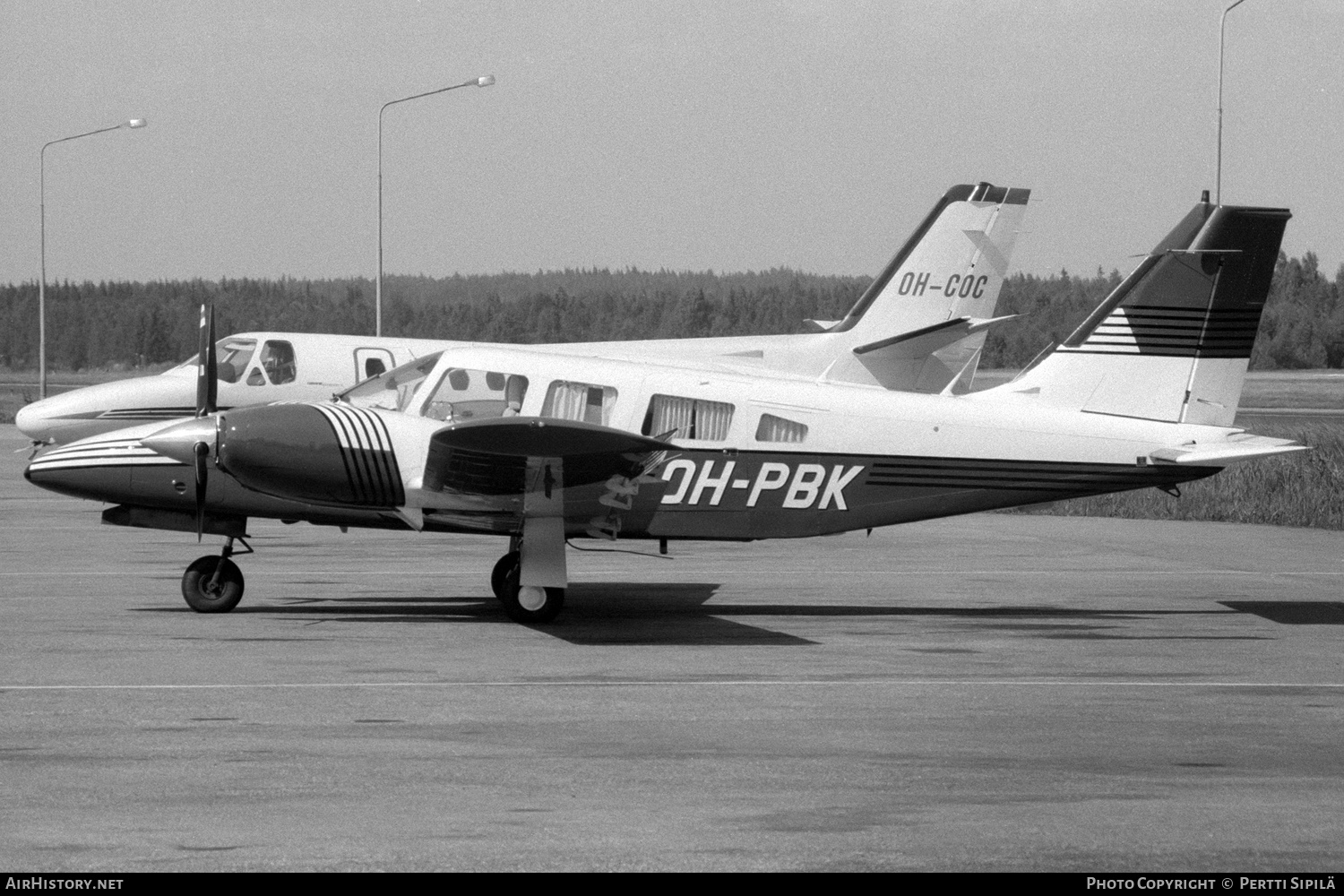 Aircraft Photo of OH-PBK | Piper PA-34-200T Seneca II | AirHistory.net #225838