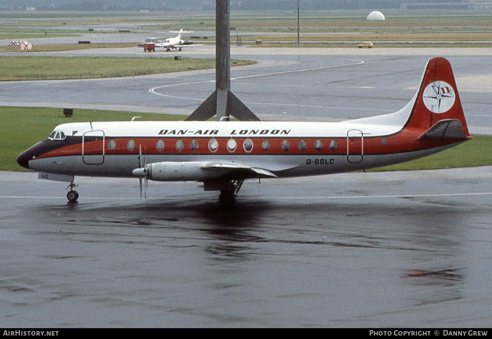 Aircraft Photo of G-BGLC | Vickers 839 Viscount | Dan-Air London | AirHistory.net #225849