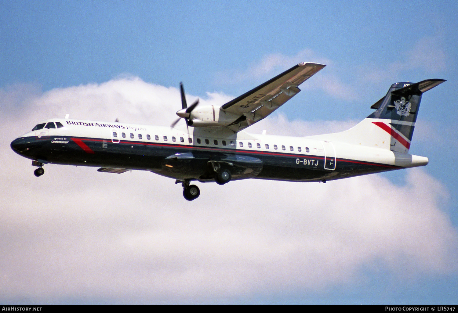 Aircraft Photo of G-BVTJ | ATR ATR-72-202 | British Airways Express | AirHistory.net #225854