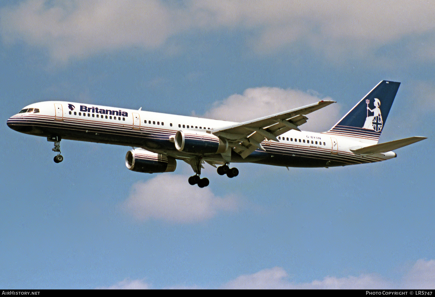 Aircraft Photo of G-BYAN | Boeing 757-204 | Britannia Airways | AirHistory.net #225858