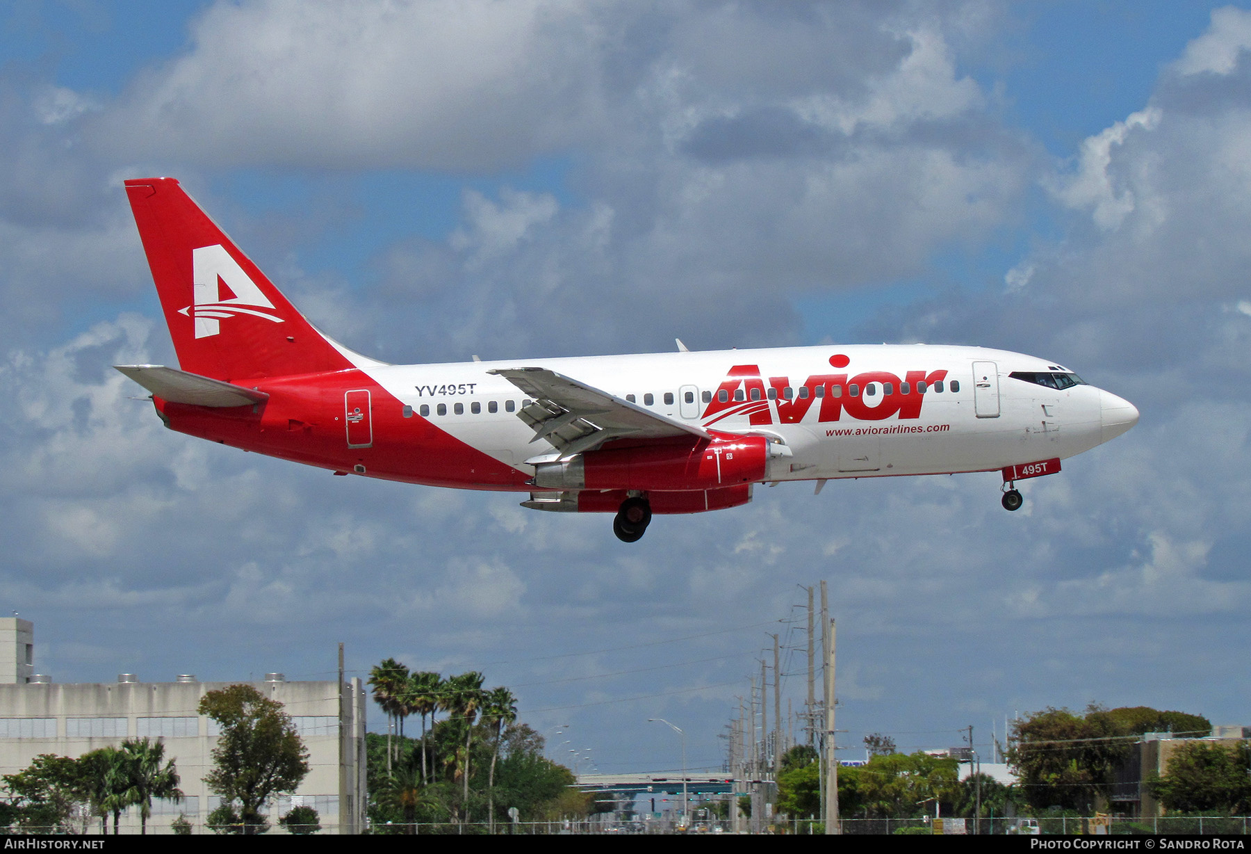 Aircraft Photo of YV495T | Boeing 737-2Y5/Adv | Avior Airlines | AirHistory.net #225861