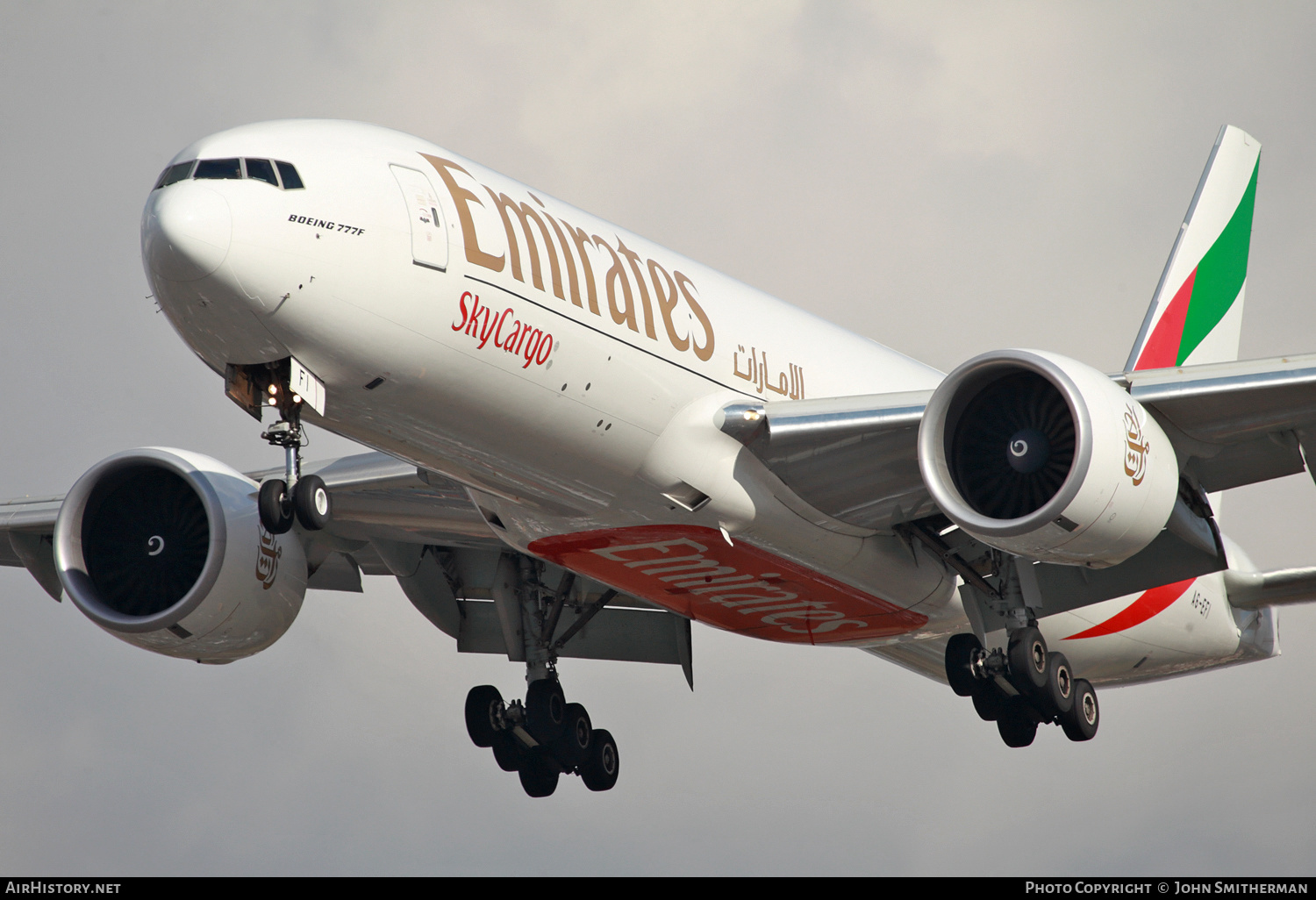 Aircraft Photo of A6-EFI | Boeing 777-F1H | Emirates SkyCargo | AirHistory.net #225876