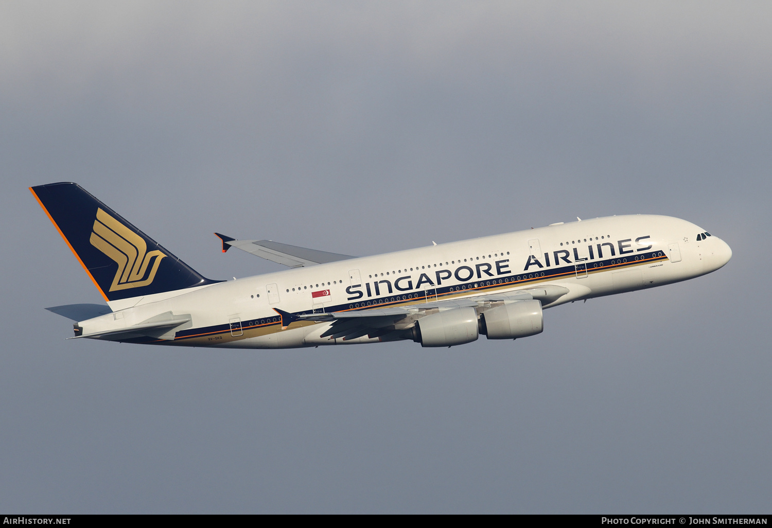 Aircraft Photo of 9V-SKQ | Airbus A380-841 | Singapore Airlines | AirHistory.net #225892
