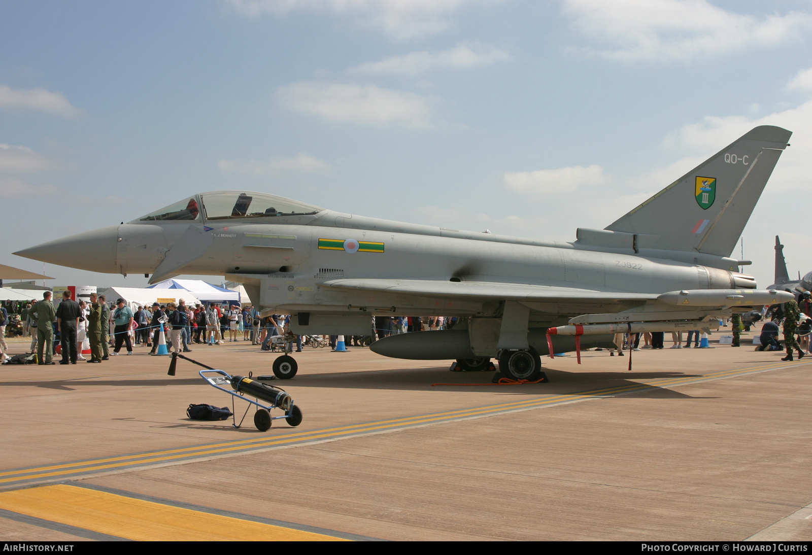 Aircraft Photo of ZJ922 | Eurofighter EF-2000 Typhoon F2 | UK - Air Force | AirHistory.net #225898