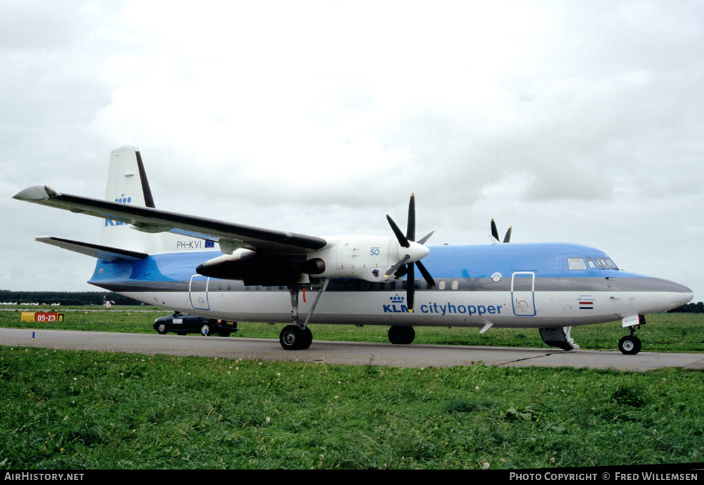 Aircraft Photo of PH-KVI | Fokker 50 | KLM Cityhopper | AirHistory.net #225929