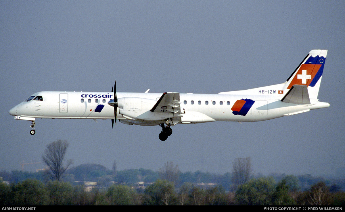 Aircraft Photo of HB-IZW | Saab 2000 | Crossair | AirHistory.net #225930