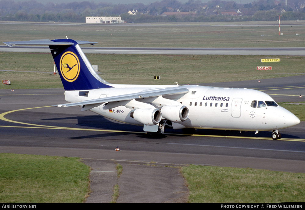 Aircraft Photo of D-AVRF | British Aerospace Avro 146-RJ85 | Lufthansa Regional | AirHistory.net #225931
