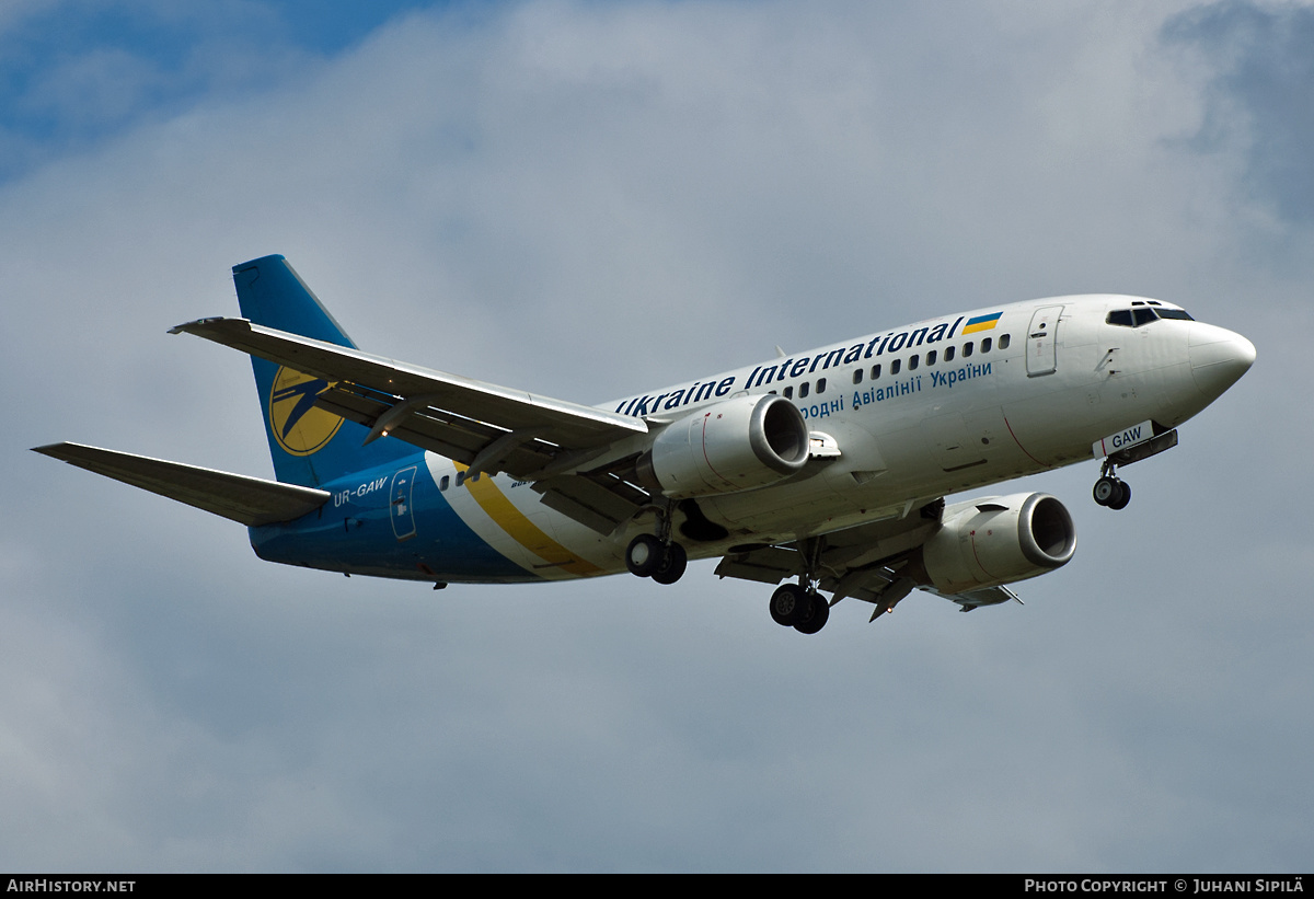 Aircraft Photo of UR-GAW | Boeing 737-5Y0 | Ukraine International Airlines | AirHistory.net #225970
