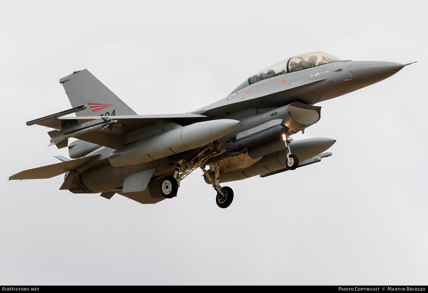 Aircraft Photo of 304 | General Dynamics F-16BM Fighting Falcon | Norway - Air Force | AirHistory.net #225991