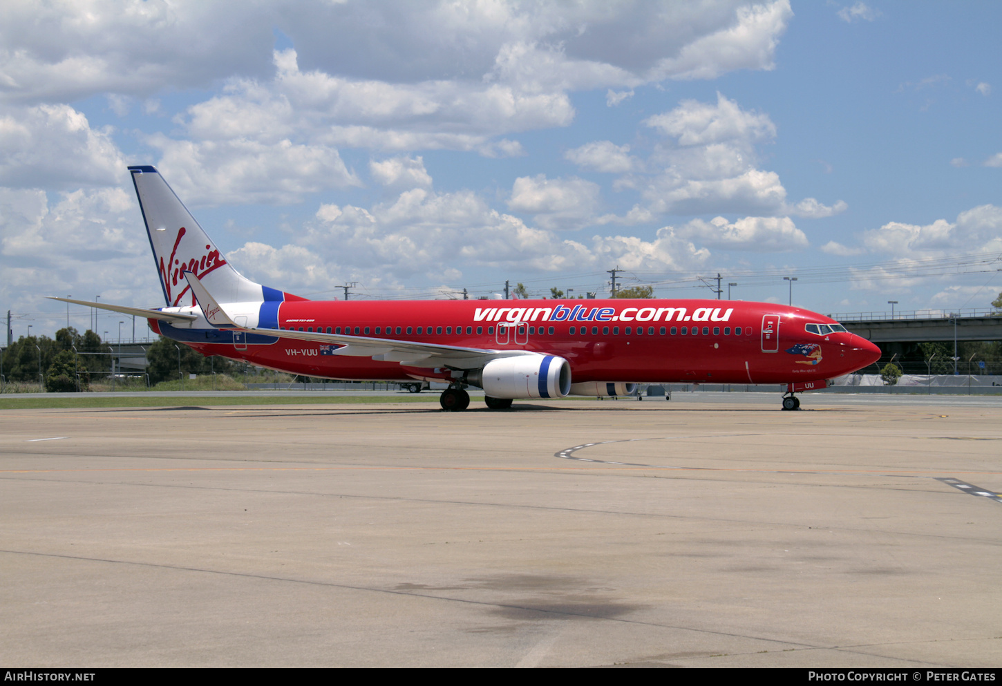 Aircraft Photo of VH-VUU | Boeing 737-8FE | Virgin Blue Airlines | AirHistory.net #225999