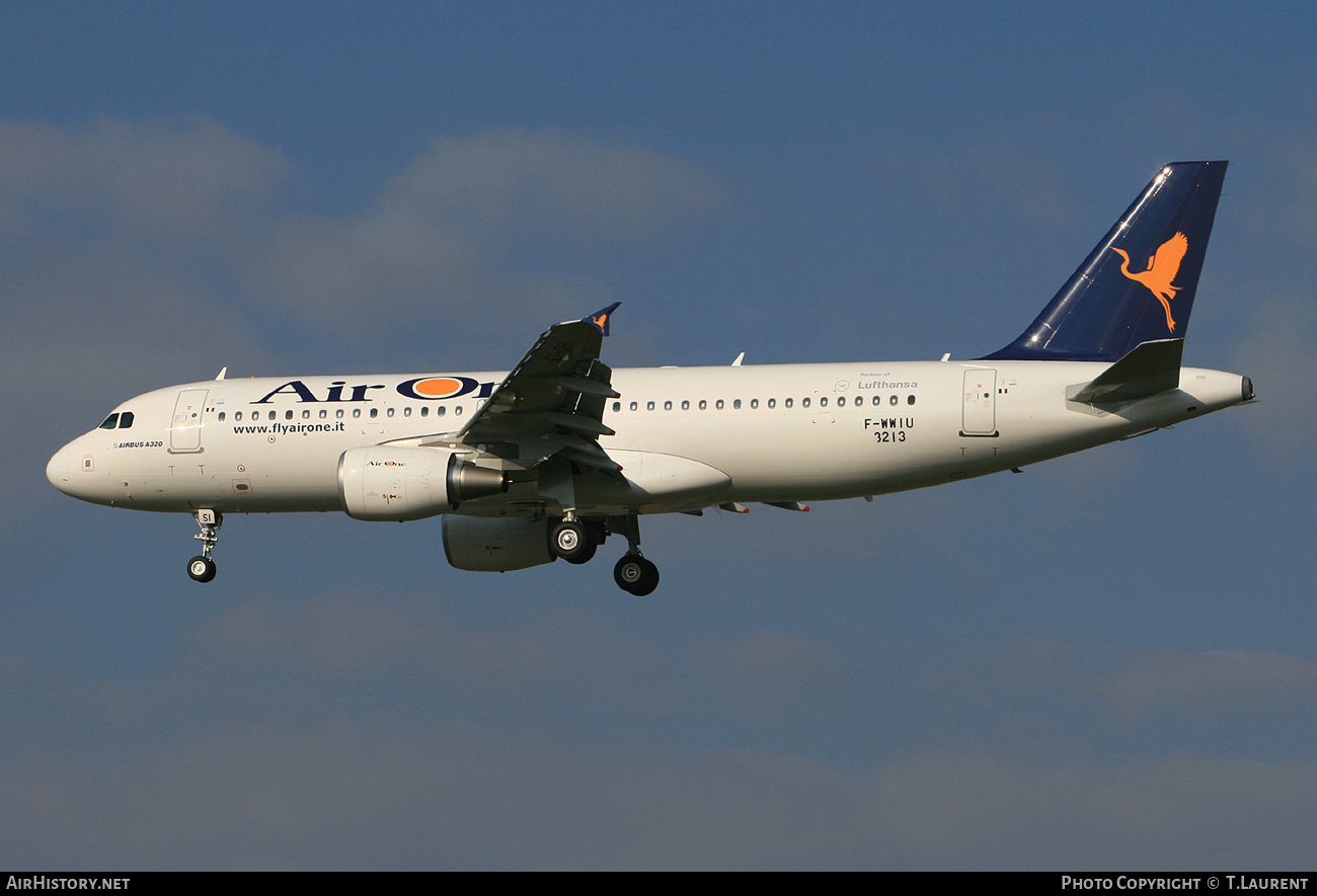 Aircraft Photo of F-WWIU | Airbus A320-216 | Air One | AirHistory.net #226049