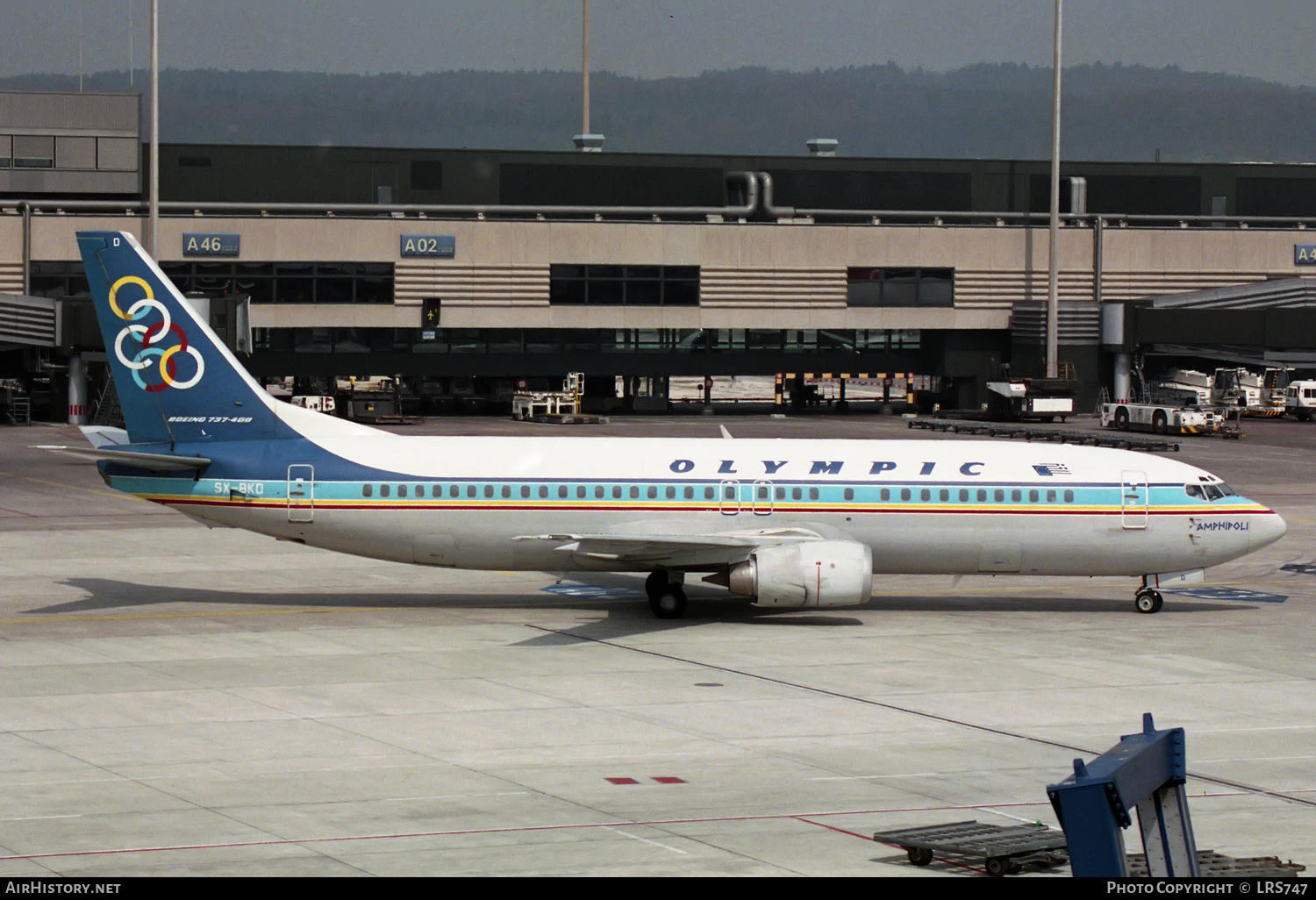 Aircraft Photo of SX-BKD | Boeing 737-484 | Olympic | AirHistory.net #226061