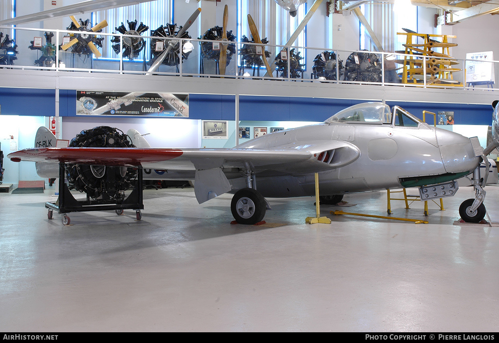 Aircraft Photo of CF-RLK | De Havilland D.H. 100 Vampire F3 | Canada - Air Force | AirHistory.net #226093